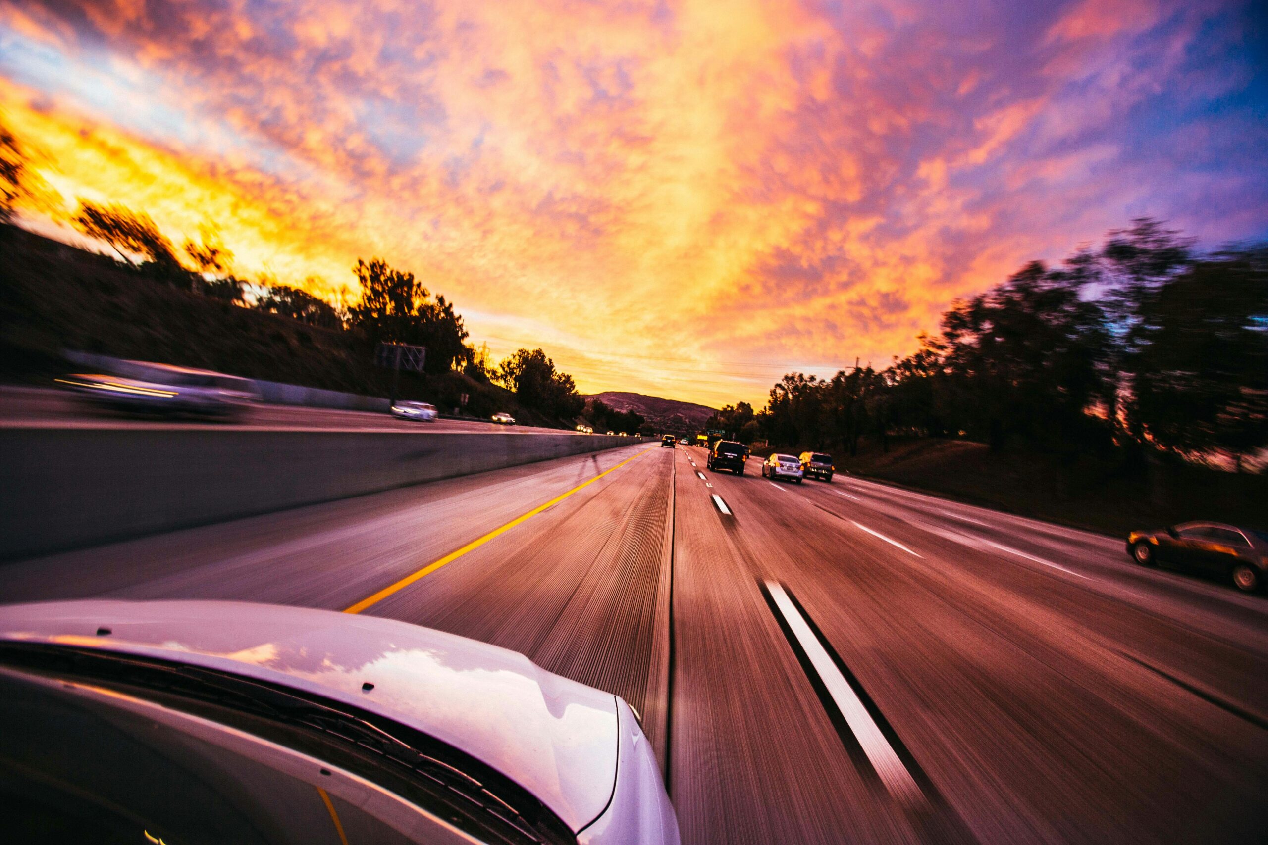 voiture privé transportant un client